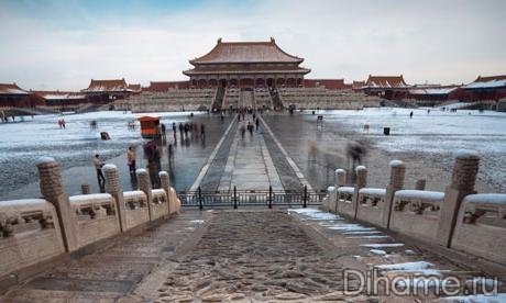 Ледовые дороги помогли китайцам построить Запретный город